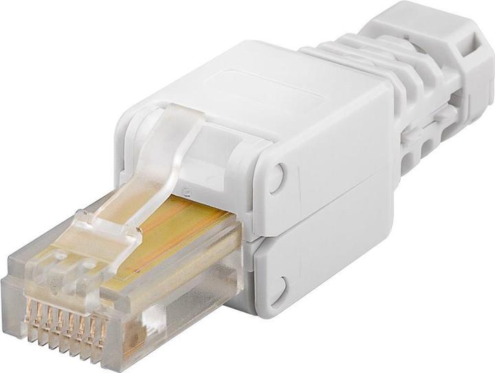 Produktbild Goobay Werkzeugfreier RJ45 Stecker CAT 5e UTP ungeschirmt (Netzwerkkabel Stecker)