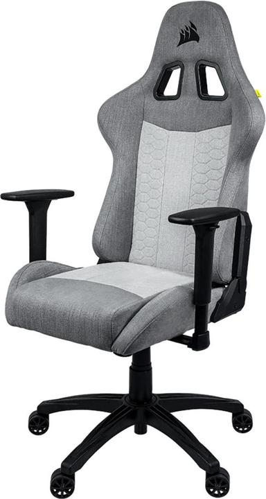 Produktbild Corsair TC100 RELAXED Fabric Tissu/Argent/Gris/2D
