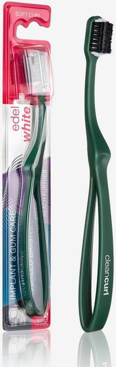 Image du produit Edel + White CleanCurl Curved brosse à dents (Moyen, 1 x)