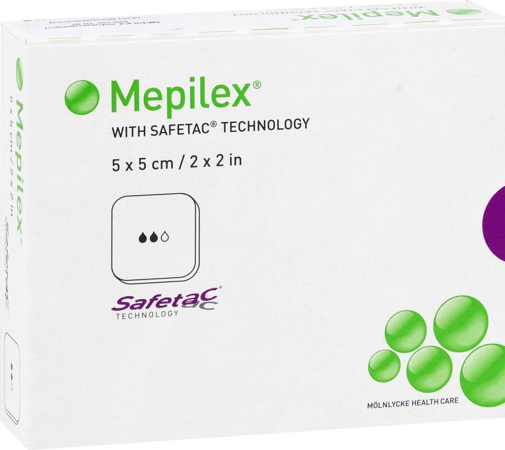Produktbild Mepilex Schaumverband Safetac 5x5cm Silikon (2 x)