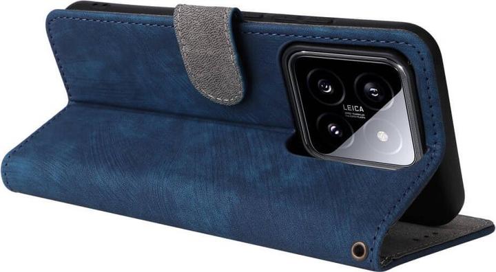 Produktbild Cover-Discount Xiaomi 14 - Premium Handyhülle Etui blau (Xiaomi 14)
