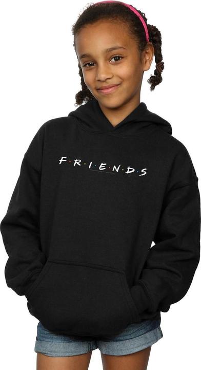 Actual product image Friends Girls Text Logo Hoodie (128)