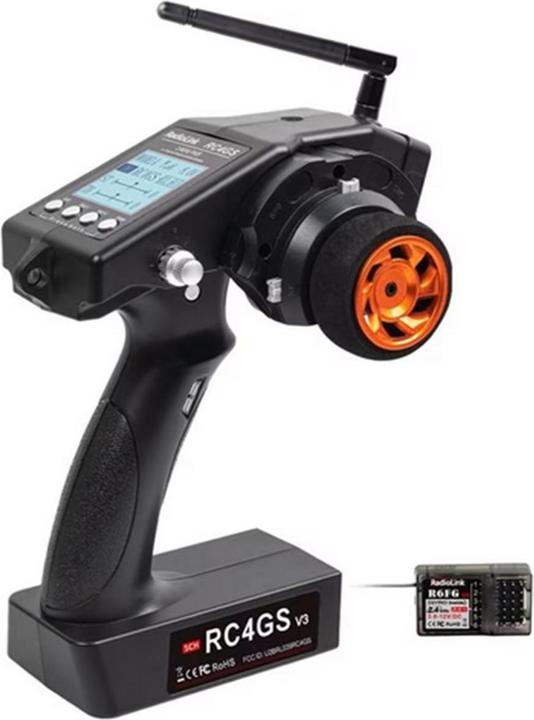 RadioLink RC4GS V3 2.4 GHz remote control, 5 channel, with receiver