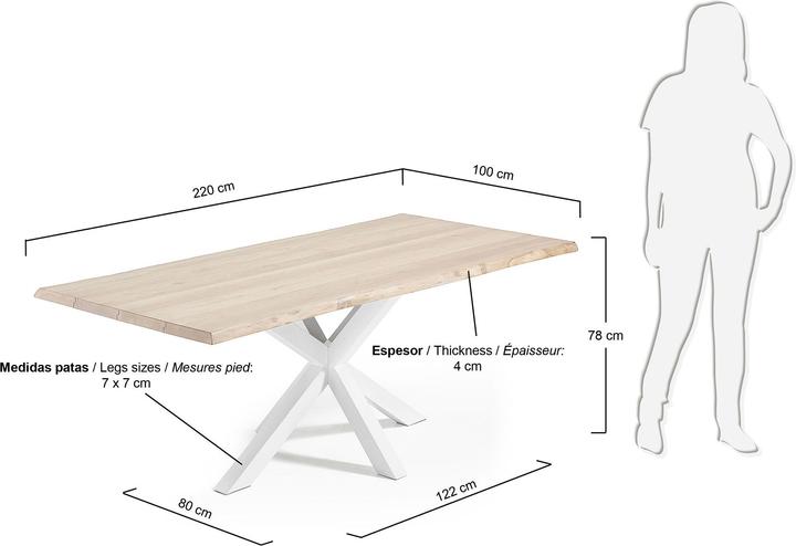 Actual product image Kave Home Argo (100 x 220 x 78 cm)