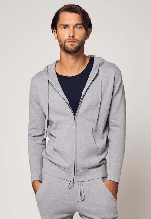 Image du produit Bellemere Hoodie Cotton Cashmere Full Zip Hoodie (S)