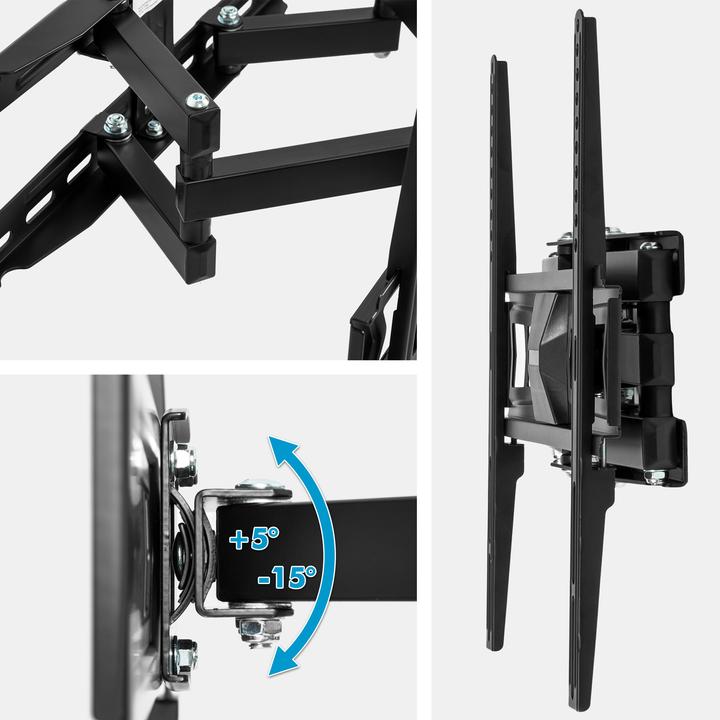 Produktbild tectake TVWandhalterung (Wand, 55", 60 kg)