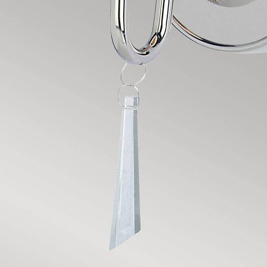 Actual product image Elstead Lighting Finsbury Park wall light E14 polished nickel (E14)