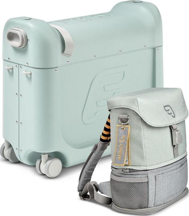 Actual product image Stokke BedBox™ + Crew BackPack™ Travel Set Green/Green (23 l, Hand luggage (up to 50 litres))