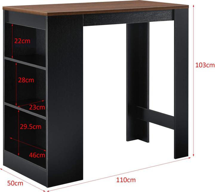 Actual product image En.Casa Kouvola (110 x 50 x 103 cm)