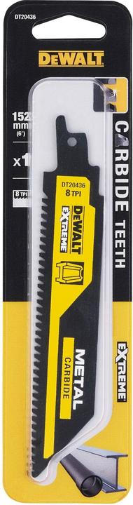 Produktbild DeWalt Carbide Saebelsaegeblatt Metall 152mm