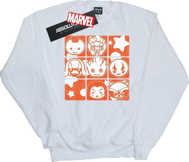 Actual product image Womens/Ladies Kawaii Guardians Of The Galaxy Retro Sweatshirt (XXL)
