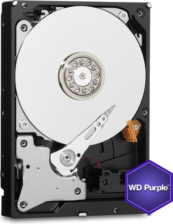 Actual product image WD Purple WD20PURX hard drive (2 TB, 3.5", CMR)