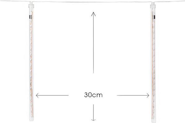 Produktbild Lumina Swiss Meteor-Eiszapfen 30cm RGB (8 Stk) (0.30 m)