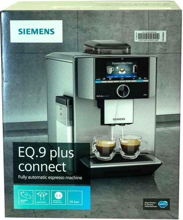 Actual product image Siemens EQ.9 plus connect s500
