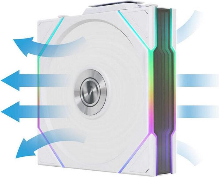 Produktbild Lian-Li UNI FAN TL Wireless Lüfter, ARGB, PWM, 3er-Pack - Reverse Blade, 120mm, weiss (120 mm, 3 x)