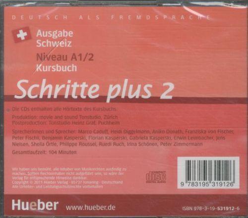 Immagine prodotto Schritte plus 2, edizione Svizzera: CD 1 + 2 del libro di testo (Collettività, Tedesco)