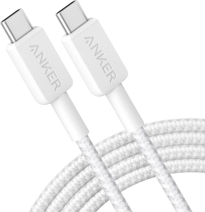 Actual product image Anker CABLE 322 USB-C A USB-C 1,8M 60W BLANCO (1.80 m)