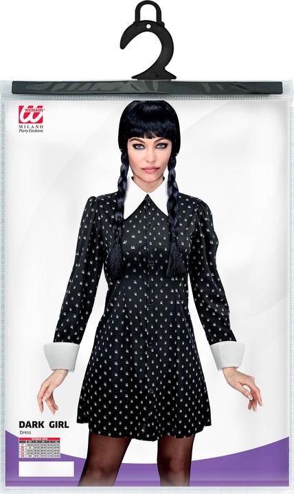 Immagine prodotto Widmann Famiglia Adams Mercoledì costume da donna in bianco e nero (XS)