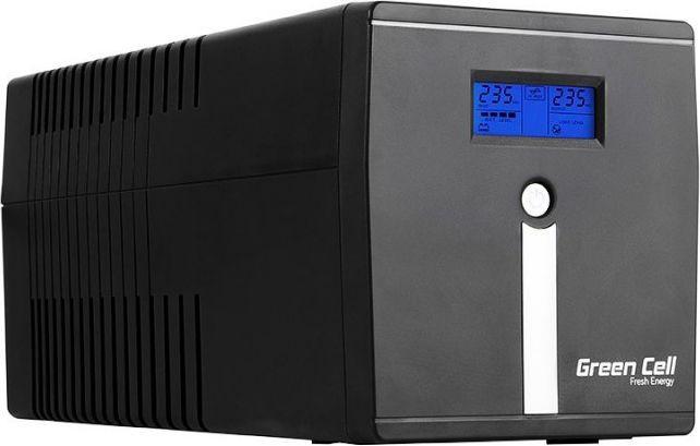 Produktbild GreenCell 1000VA 700WÜberspannungsschutz 230V Black - (Offline-) USV (1000 VA, 700 W, Standby USV)