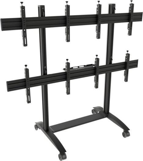 edbak VWTA2257-L mobile Videowand für 4 Monitore, 50-57 Zoll (57", 220 kg)