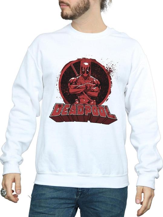 Image du produit - Sweat DEADPOOL CROSSED ARMS LOGO - Homme (3XL)