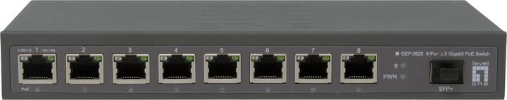 Produktbild LevelOne Switch 9x GE GEP-0925 2.5GbE 108W 8xPoE+ sw (8 Ports)