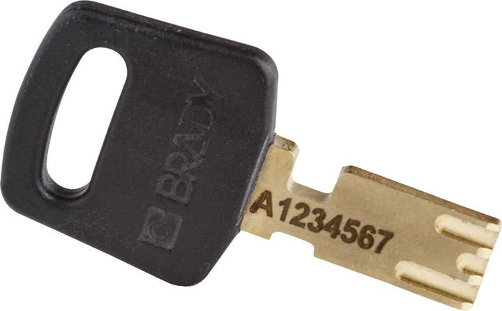 Actual product image Brady SafeKey Compact nylon lockout padlocks