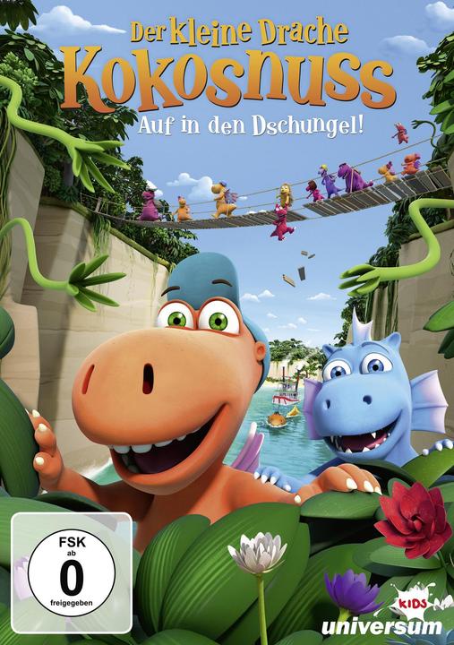 Produktbild Der kleine Drache Kokosnuss-Auf in den Dschungel! (DVD, 2018)