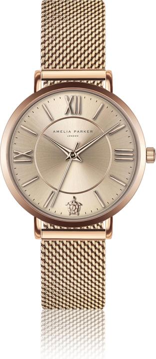 Actual product image Amelia Parker 's watch petite rose mesh (Watch with gemstone, 32 mm)