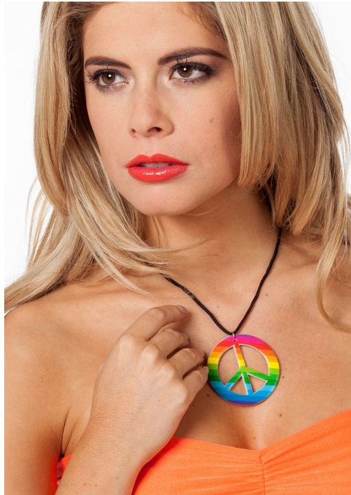 Image du produit Wilbers Regenbogen Peace-Halskette