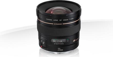 Image du produit Canon EF 20mm f/2.8 USM (Canon EF, Plein format)