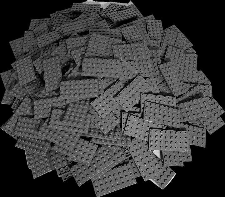 Produktbild LEGO 4x8 Platten Bauplatten Dunkelgrau - Beidseitig bebaubar - 3035 NEU! Menge 10x (3035)