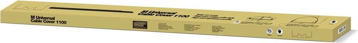 Immagine prodotto Multibrackets Canalina per cavi 75x1600, alluminio, nero (Tubazione, 160 cm)