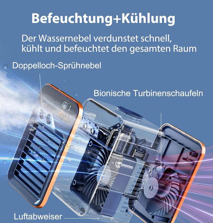 Actual product image hYwecy Portable evaporative air conditioner