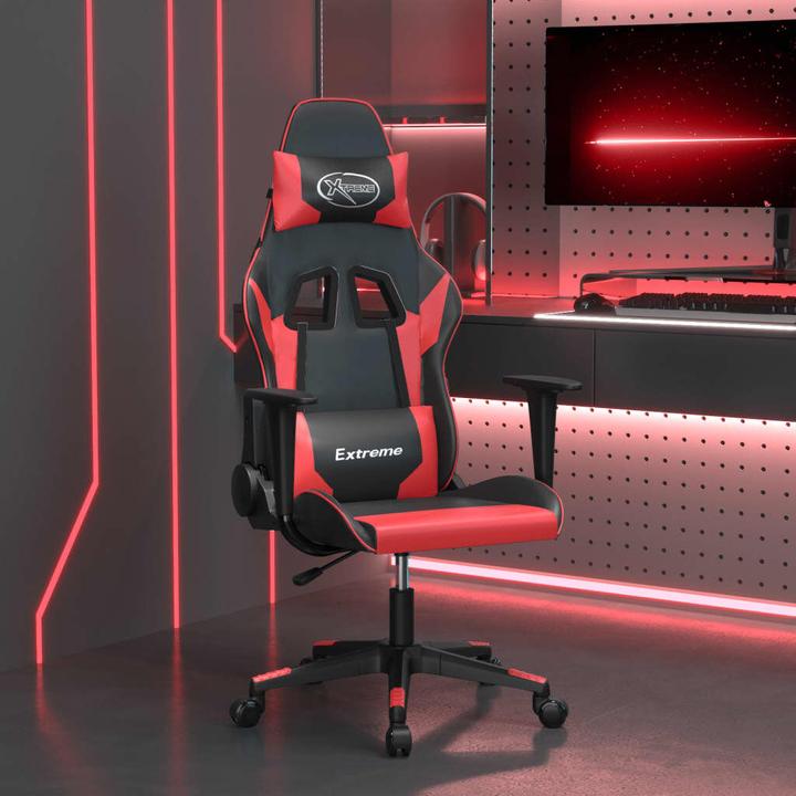 Actual product image VidaXL Gaming-Stuhl mit Massagefunktion Kunstleder