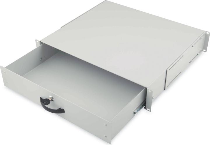 Digitus DN-19 KEY-2U Dokumentenfach, 2 HE, lichtgrau (RAL 7035)