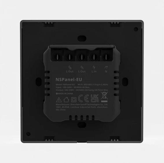 Actual product image Sonoff NSPanel Smart WiFi Wall Switch with LED Control Panel, Thermostat and Switch Functions