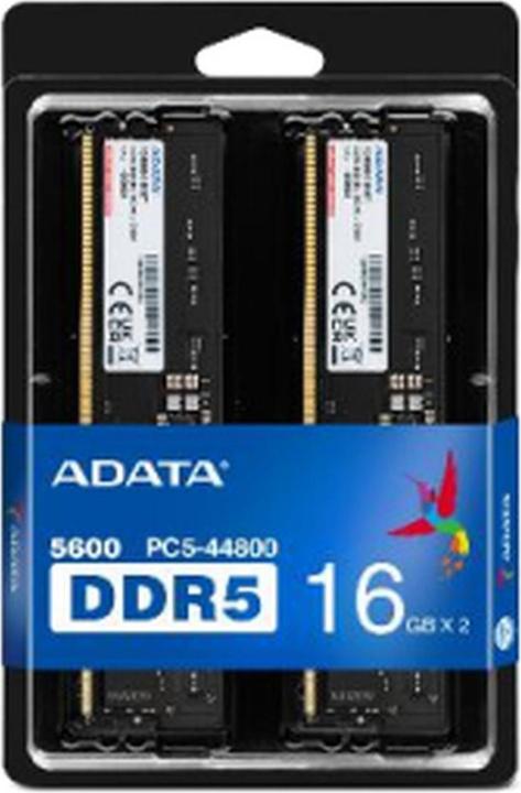 Actual product image Adata DDR5 32GB 5600-46 K2 Premier Tray Single Tray (2 x 16GB, 5600 MHz, DDR5 RAM, U-DIMM)