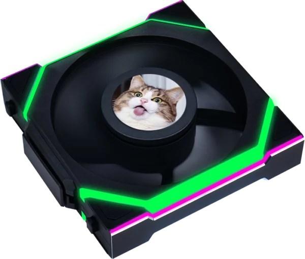 Immagine prodotto Lian-Li UNI FAN SL Ventola LCD wireless, ARGB, PWM, confezione da 3 pezzi con controller - lama invertita (120 mm, 3 x)