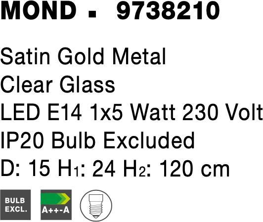 Actual product image Nova Luce Moon (E14)