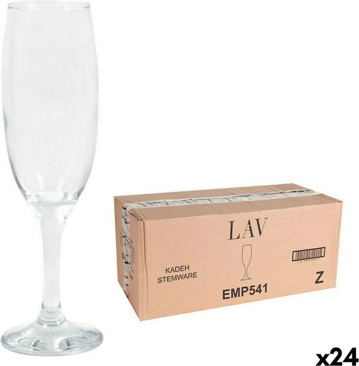 Actual product image LAV Champagne glass Empire 220 ml (24 pieces) (22 cl, 24 Glasses, Champagne glasses)