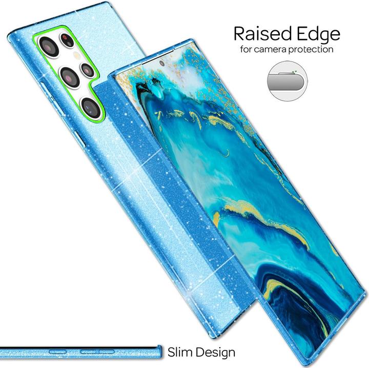 Actual product image Nalia Glitter mobile phone case (Samsung Galaxy S22 Ultra)