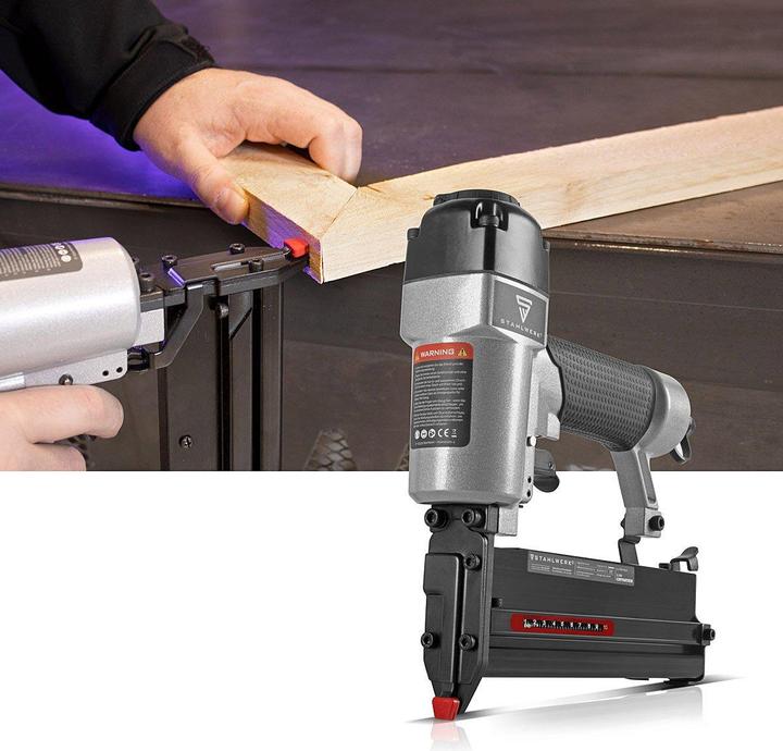 Actual product image Stahlwerk Pneumatic nailer DN-50 ST 2 in 1 with 5-7 bar working pressure