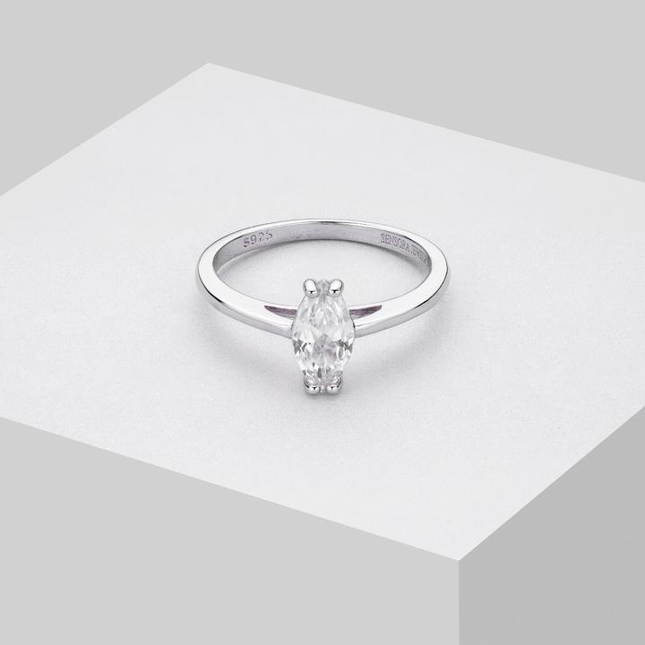 Immagine prodotto Sensora Jewelry Anello di marmo (58, 925 Argento)