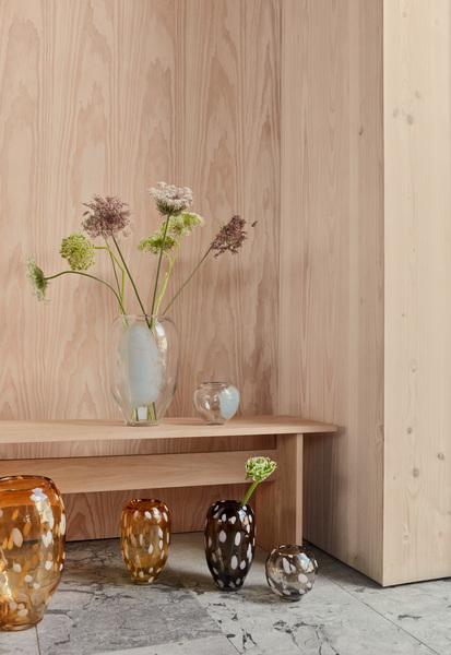 Actual product image Oyoy Vase Jali small 14 cm, Smoke (1 x)