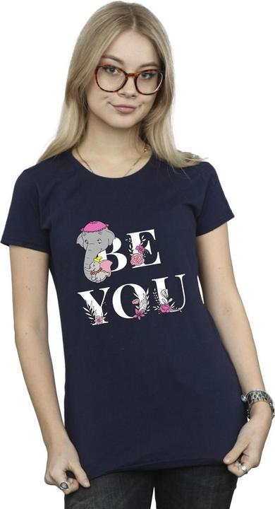 Actual product image Disney Womens/Ladies Dumbo Be You Cotton T-Shirt (XL)