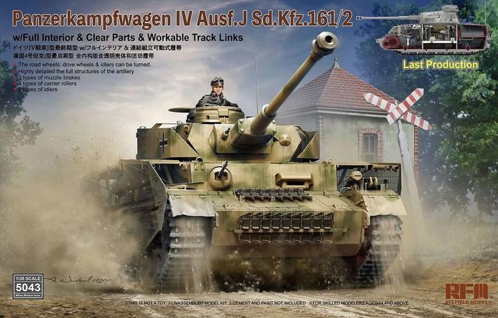 Rye Field Model Pz.Kpfw. IV Ausf. J Last Production w/full interior
