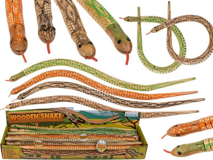 Actual product image Out of the blue Ootb - Wooden play snake, approx. 50 cm