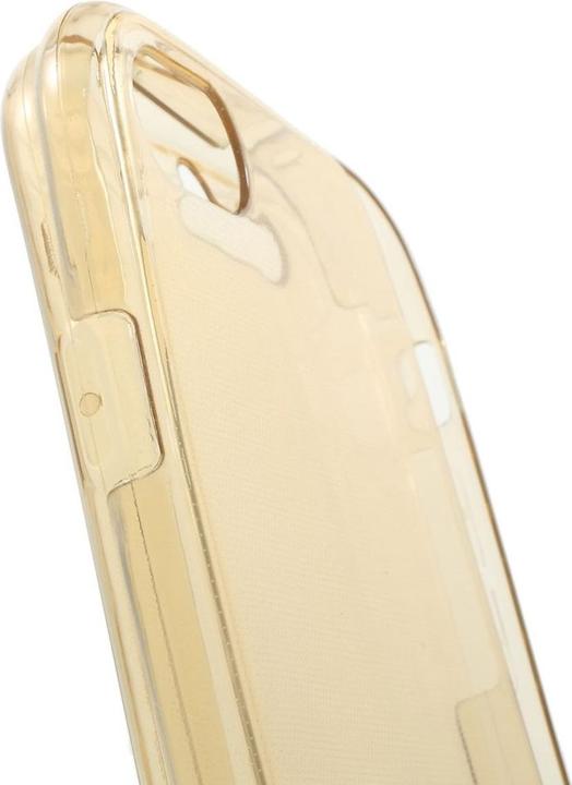 Produktbild König Design Apple iPhone SE 2020 Full Body 360 Silikon Schutzhülle Handyhülle Hülle Gold (Apple iPhone SE (2nd Gen))