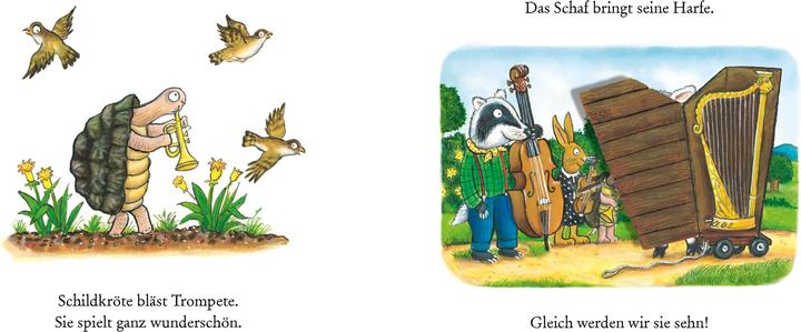 Image du produit Le blaireau joue super bien de la contrebasse (édition cartonnée avec rabats) (Allemand)